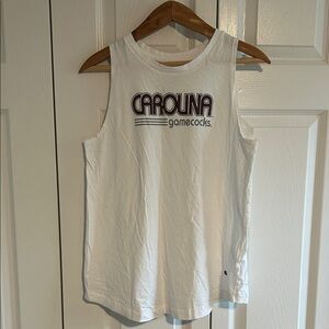 Champion White Carolina Gamecocks Muscle Tee
